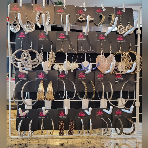 Hoop Drop Dangle Stud Boho Assorted Earrings Collection - Picture 2 of 3